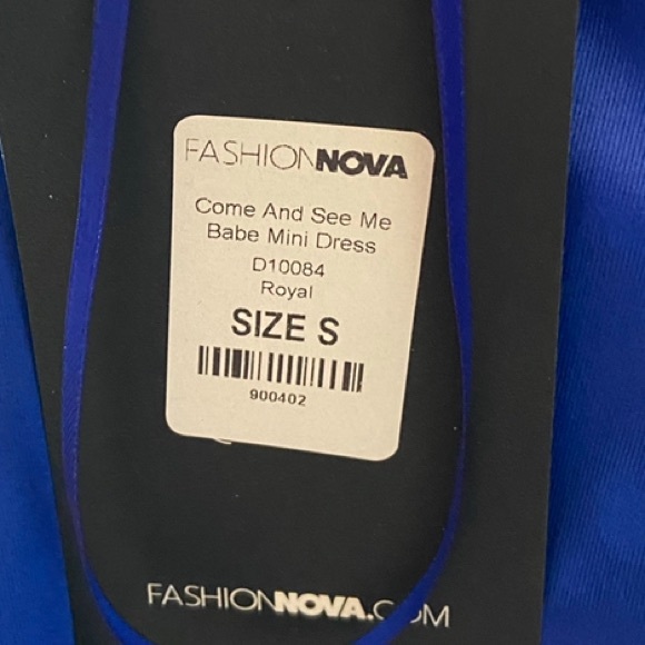 Fashion Nova blue dress - Picture 5 of 5